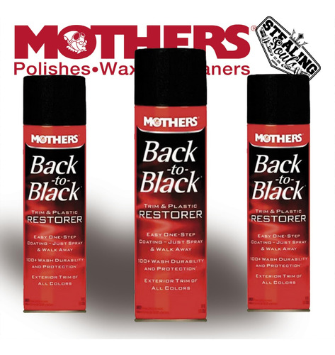 Mothers®, Back To Black Trim, Restaurador Plastico